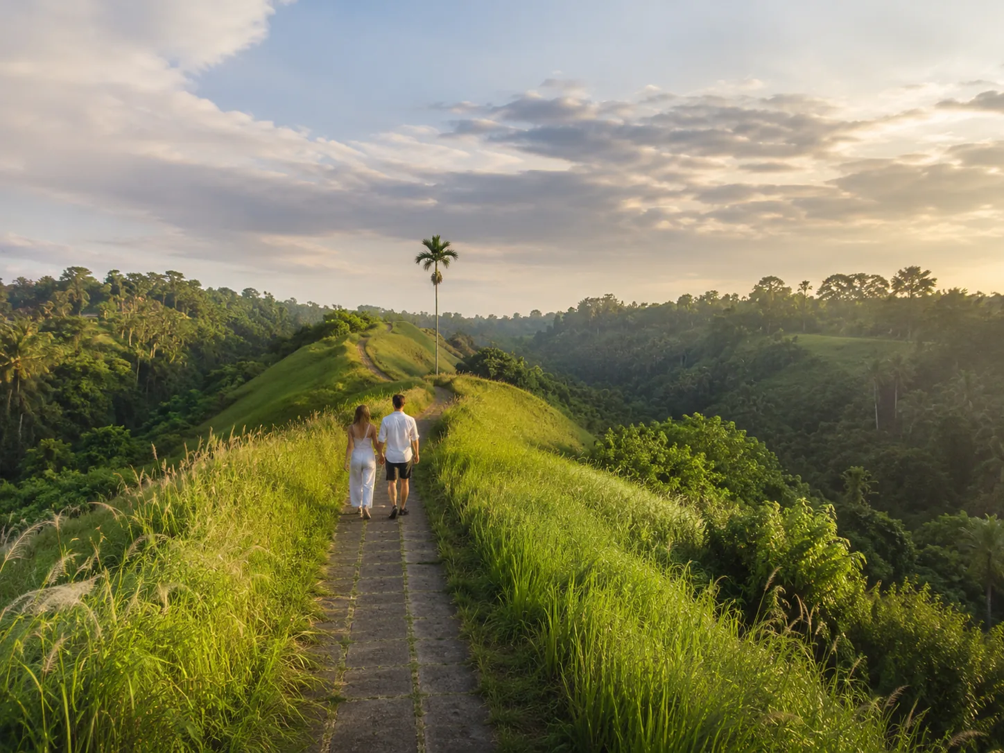 Campuhan ridge walking path in Ubud Bali